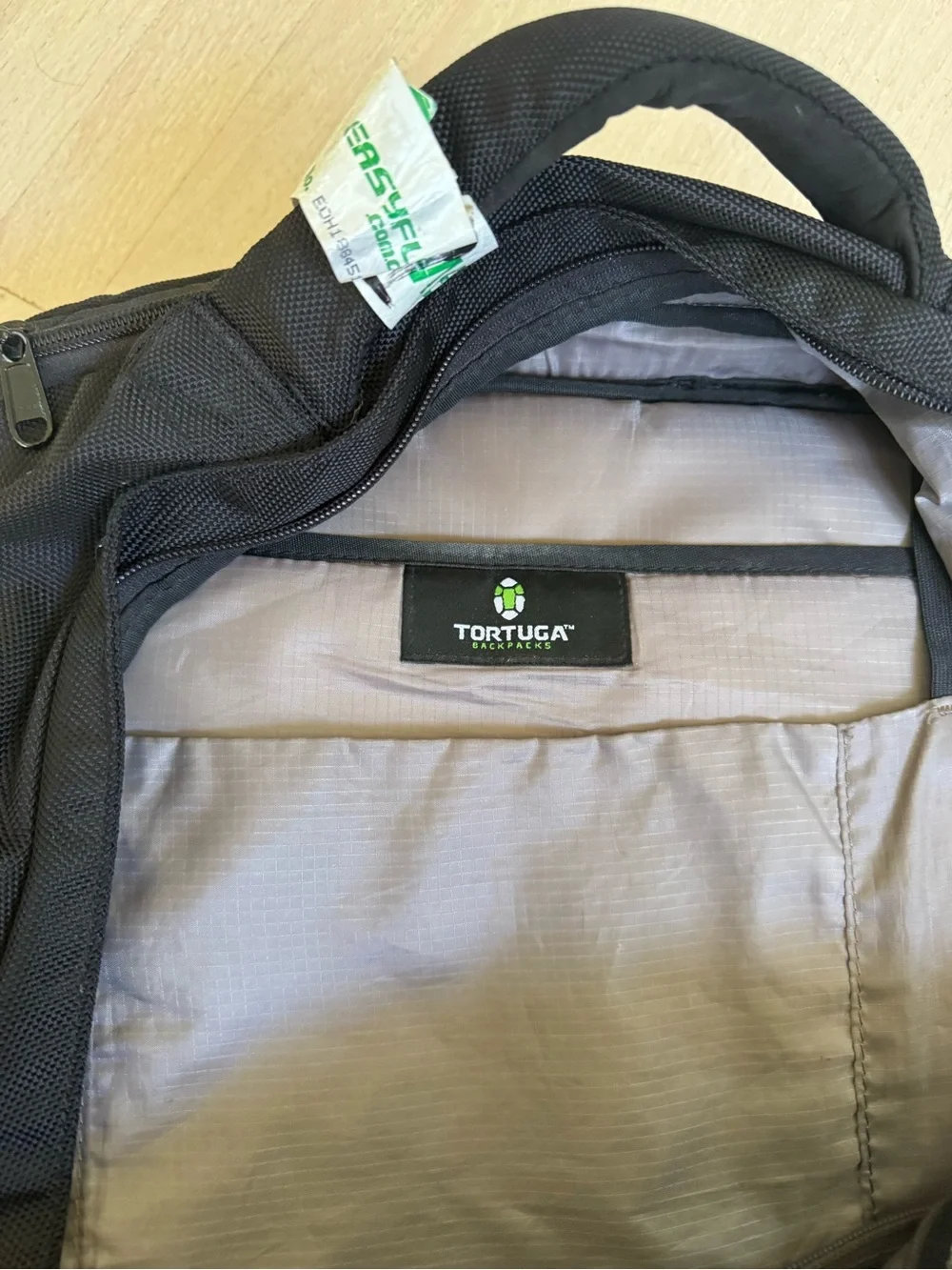 Black Men's Tortuga Travel Backpack